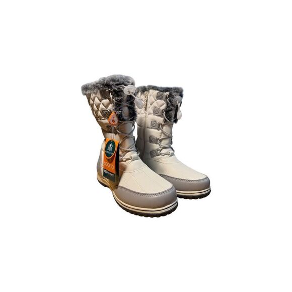 Sporto Women’s Winter Park White/Grey Boots Size 6M NWB - Picture 7 of 9